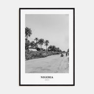 Nigeria Portrait B&W No 2 Poster