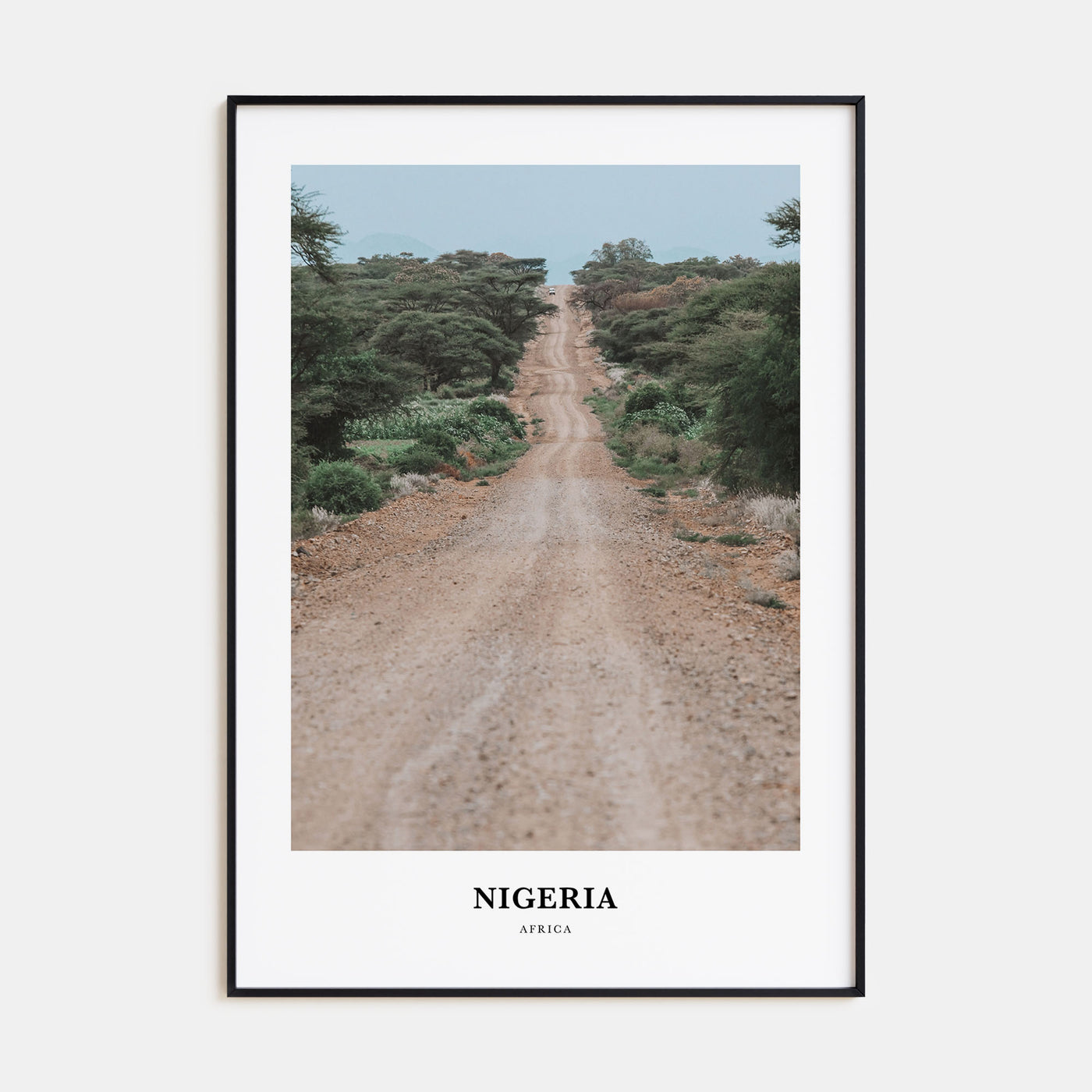 Nigeria Portrait Color Poster
