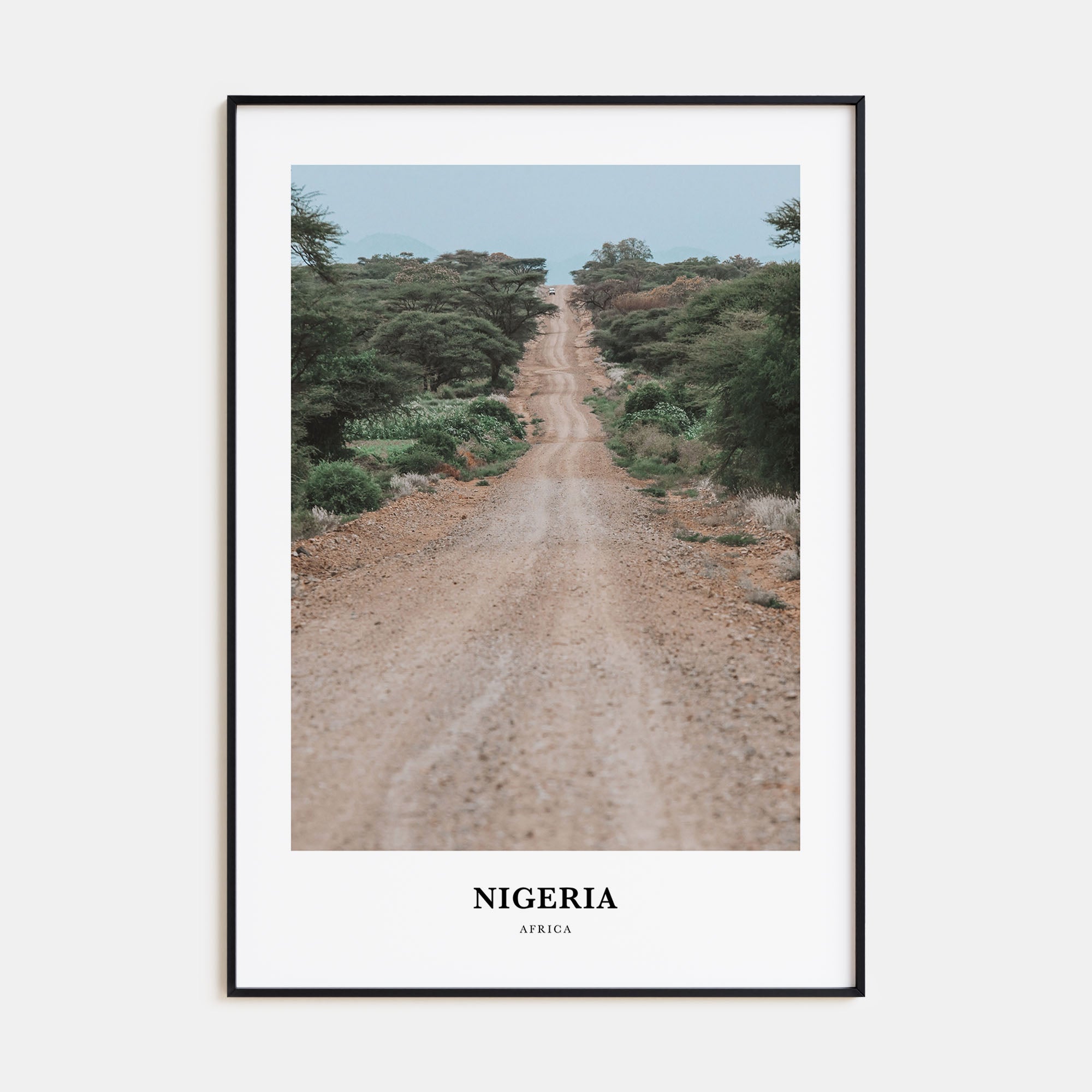 Nigeria Portrait Color Poster