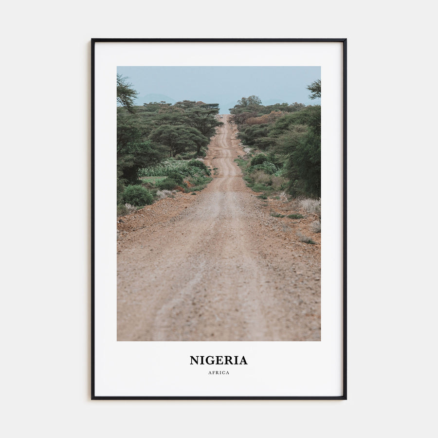 Nigeria Portrait Color Poster