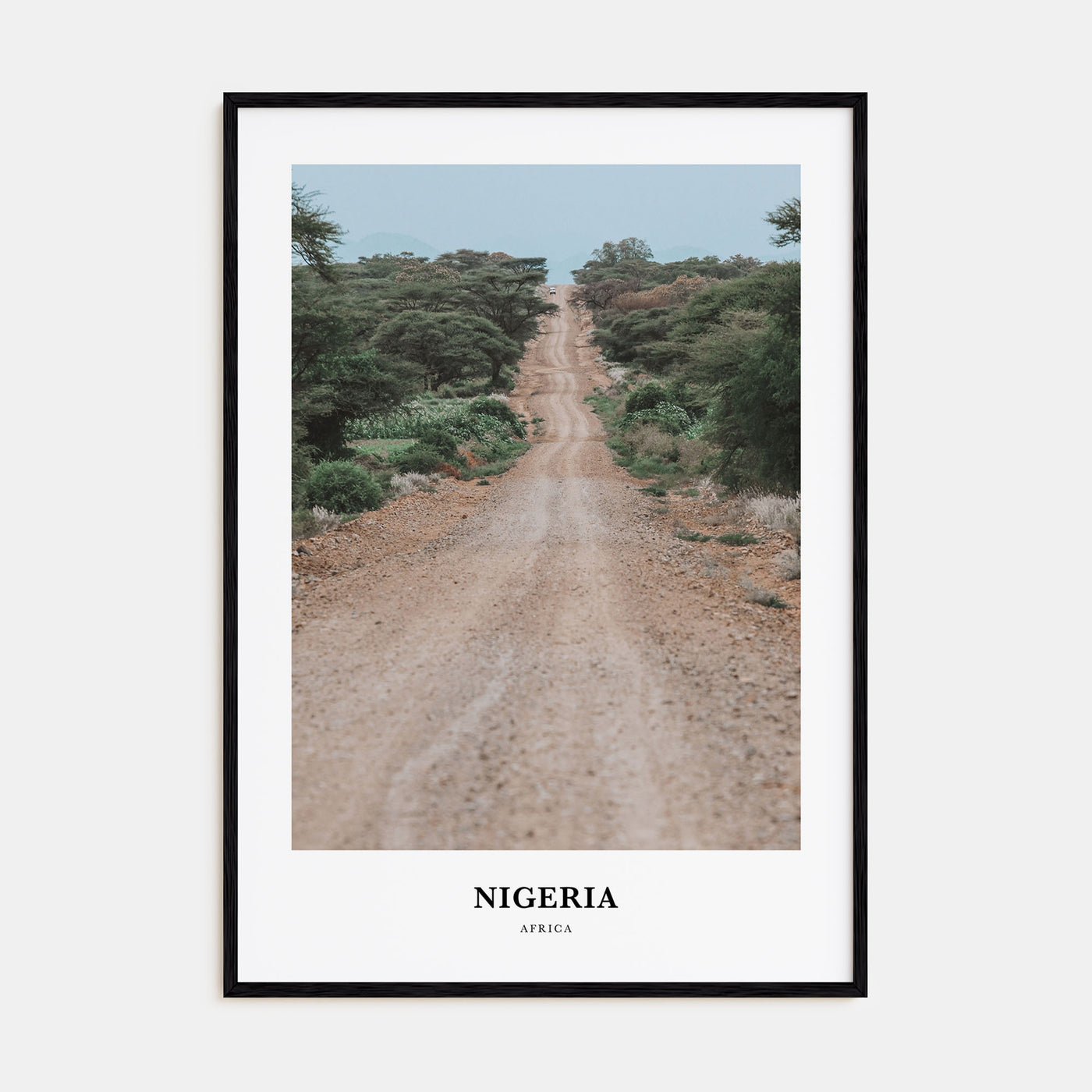 Nigeria Portrait Color Poster