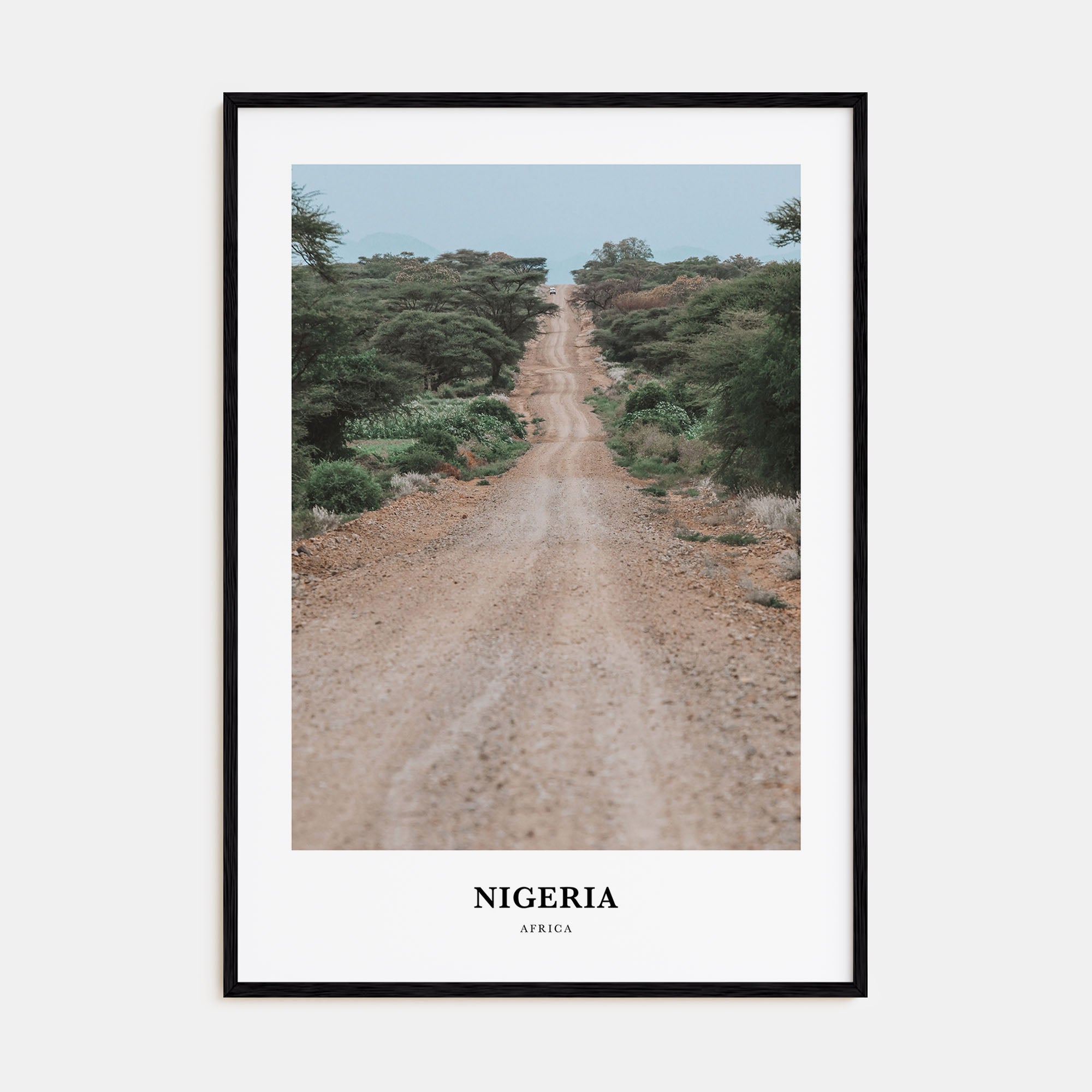 Nigeria Portrait Color Poster