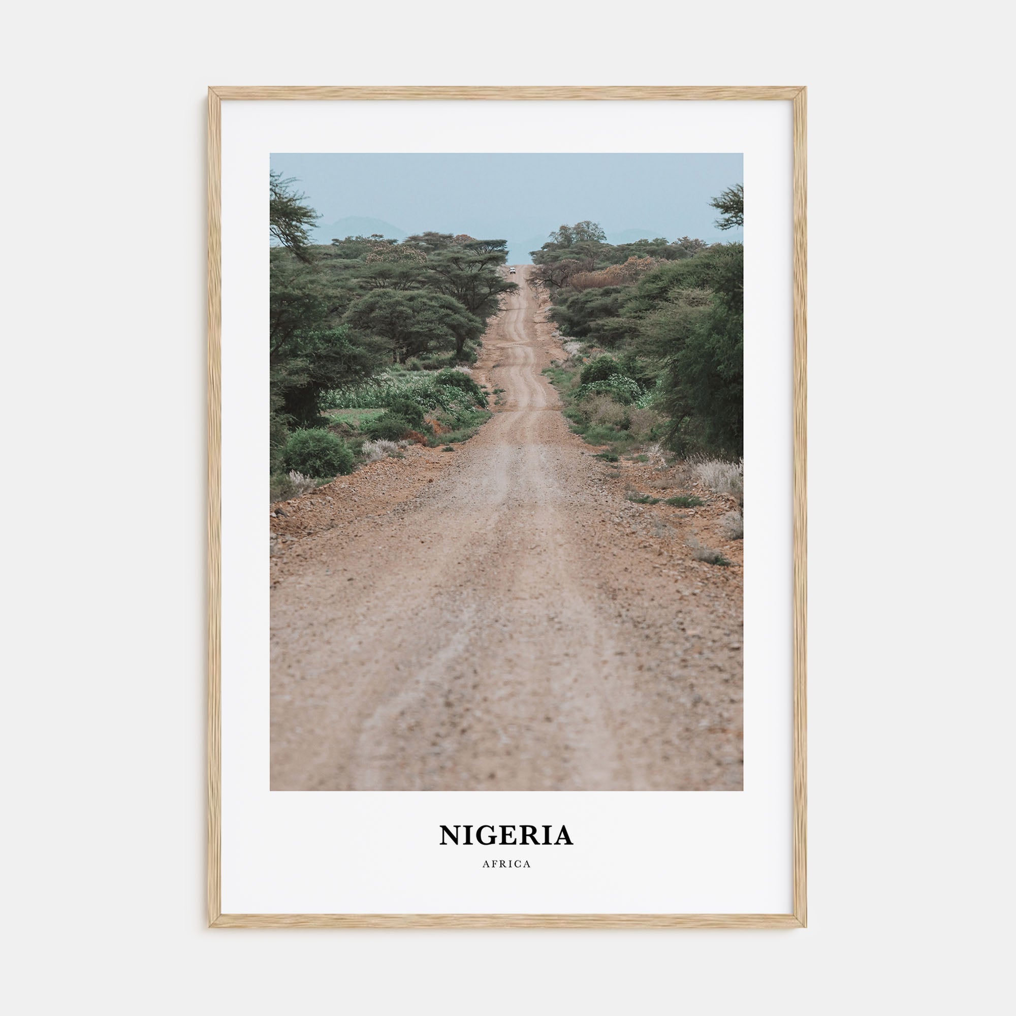 Nigeria Portrait Color Poster