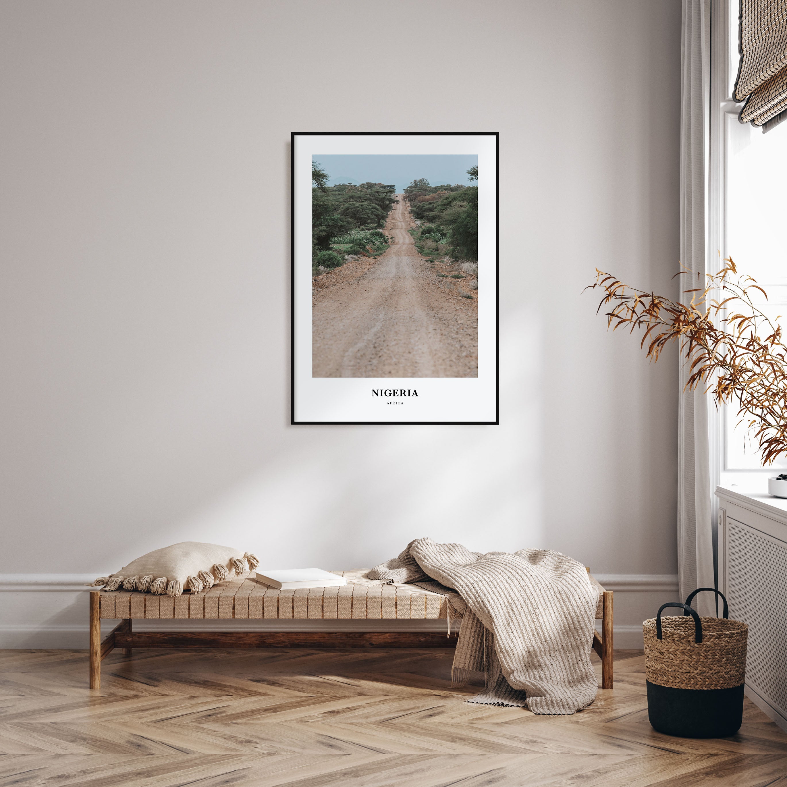Nigeria Portrait Color Poster