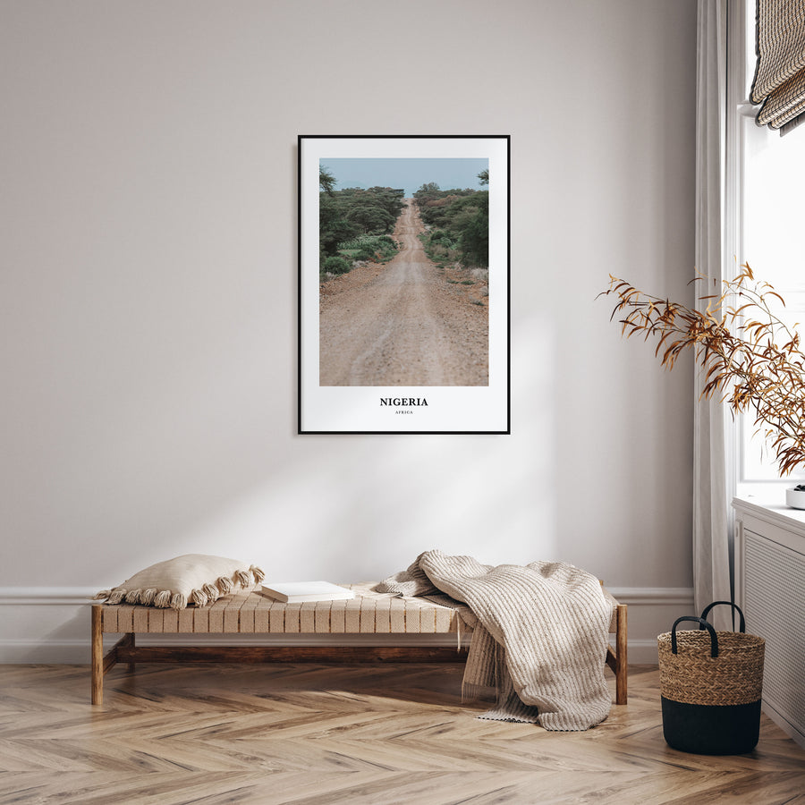 Nigeria Portrait Color Poster