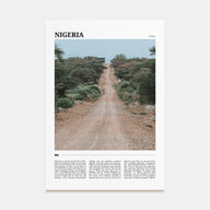Nigeria Travel Color Poster
