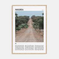 Nigeria Travel Color Poster
