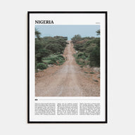 Nigeria Travel Color Poster