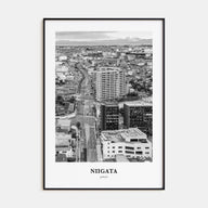 Niigata Portrait B&W Poster