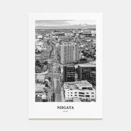 Niigata Portrait B&W Poster