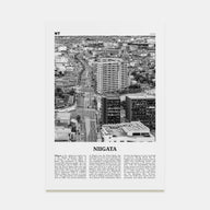 Niigata Travel B&W Poster