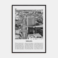 Niigata Travel B&W Poster