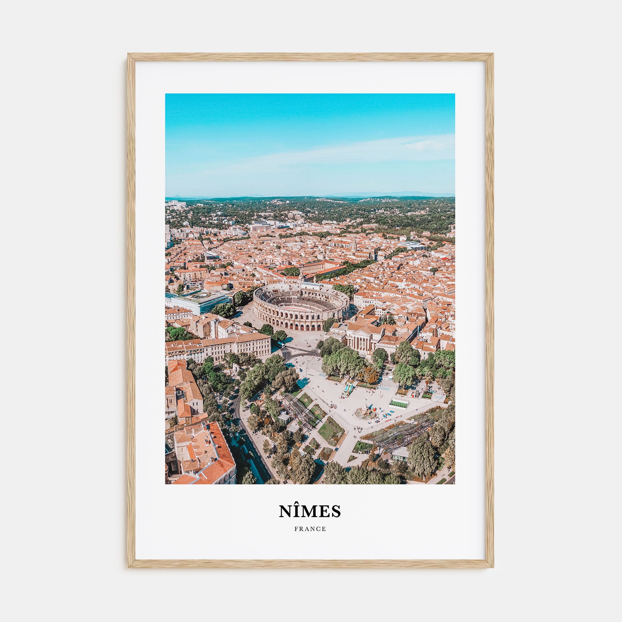 Nîmes Portrait Color Poster