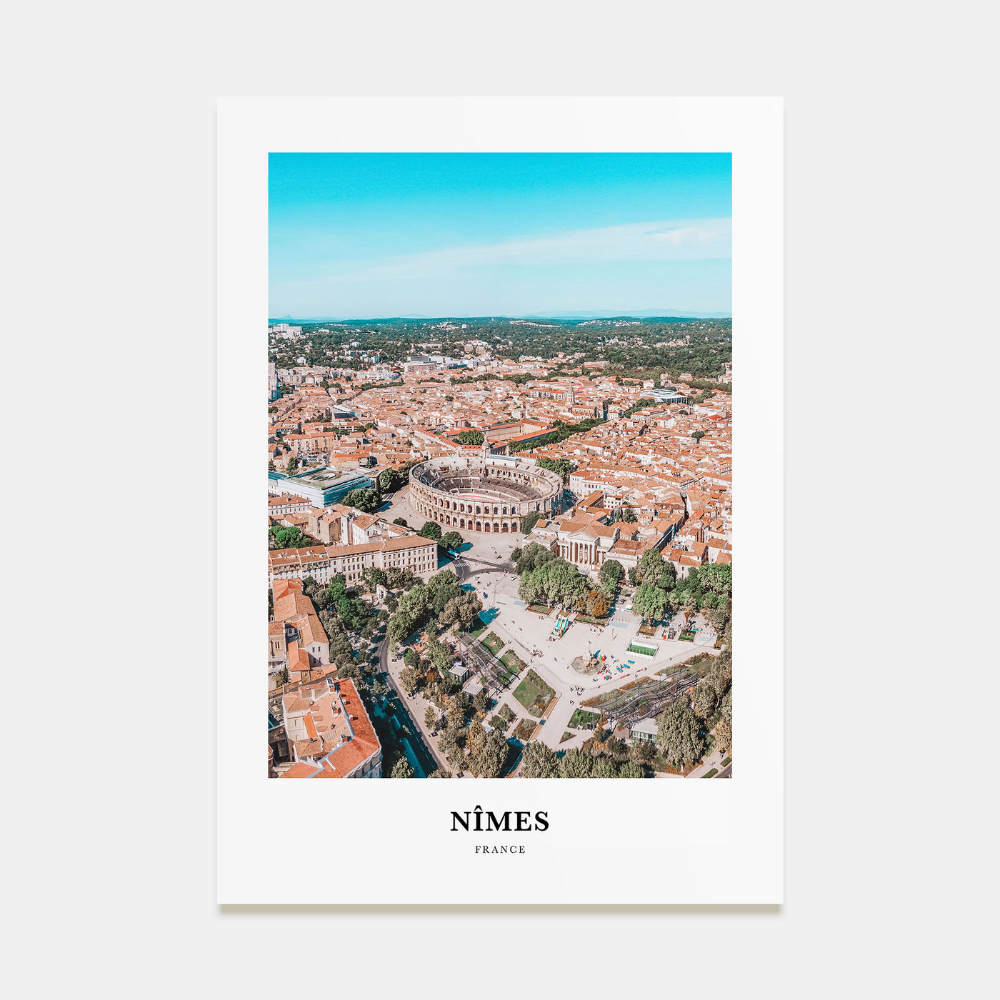 Nîmes Portrait Color Poster