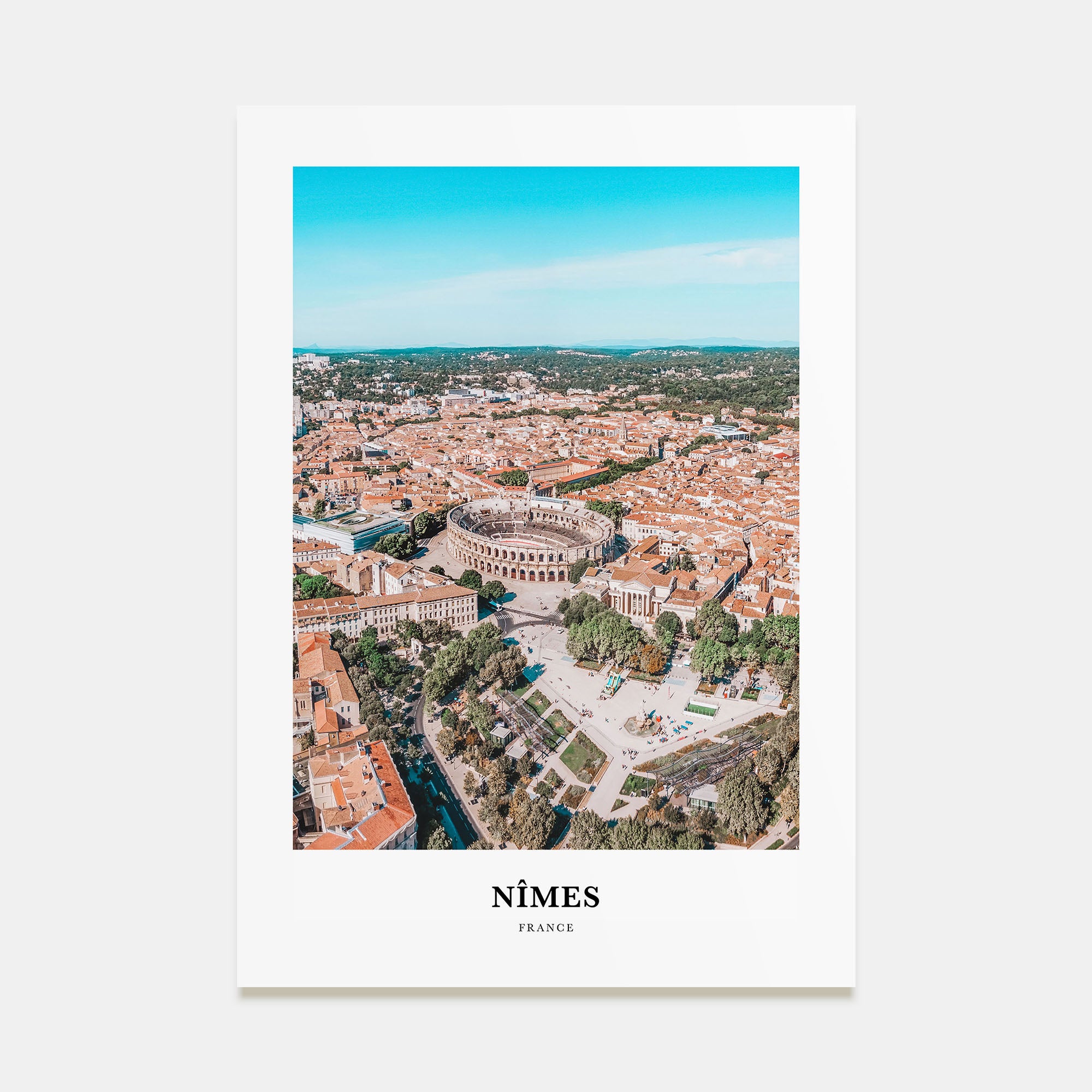 Nîmes Portrait Color Poster