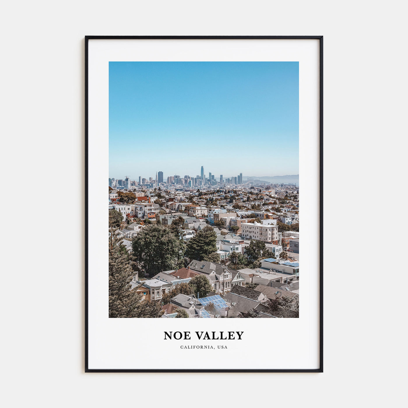 Noe Valley Portrait Color Poster