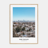 Noe Valley Portrait Color Poster