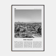 Noe Valley Travel B&W Poster