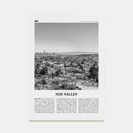 Noe Valley Travel B&W Poster