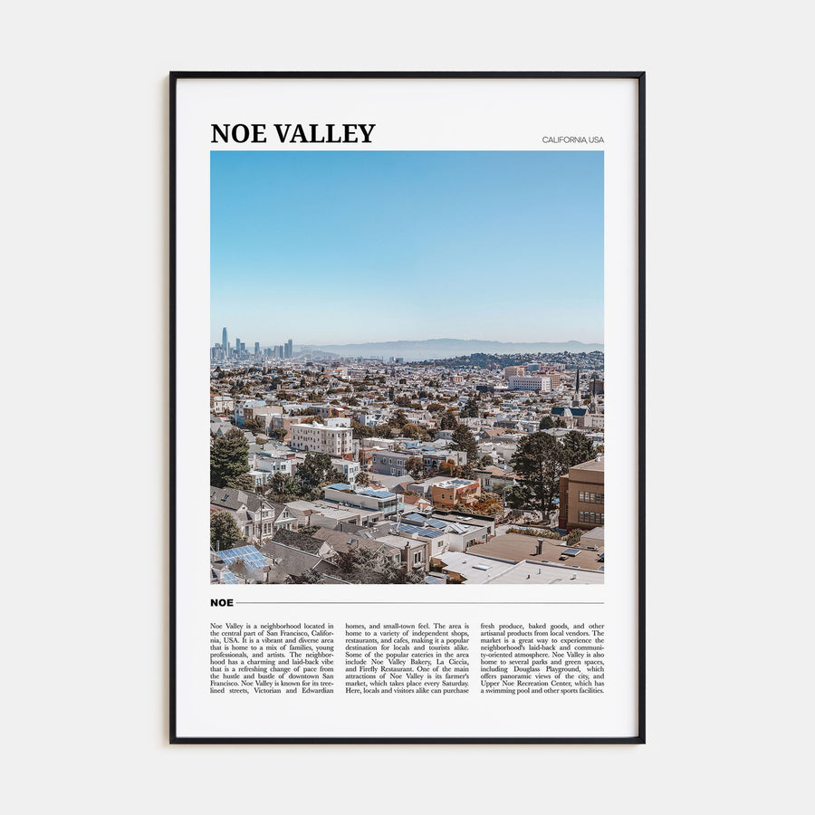 Noe Valley Travel Color Poster