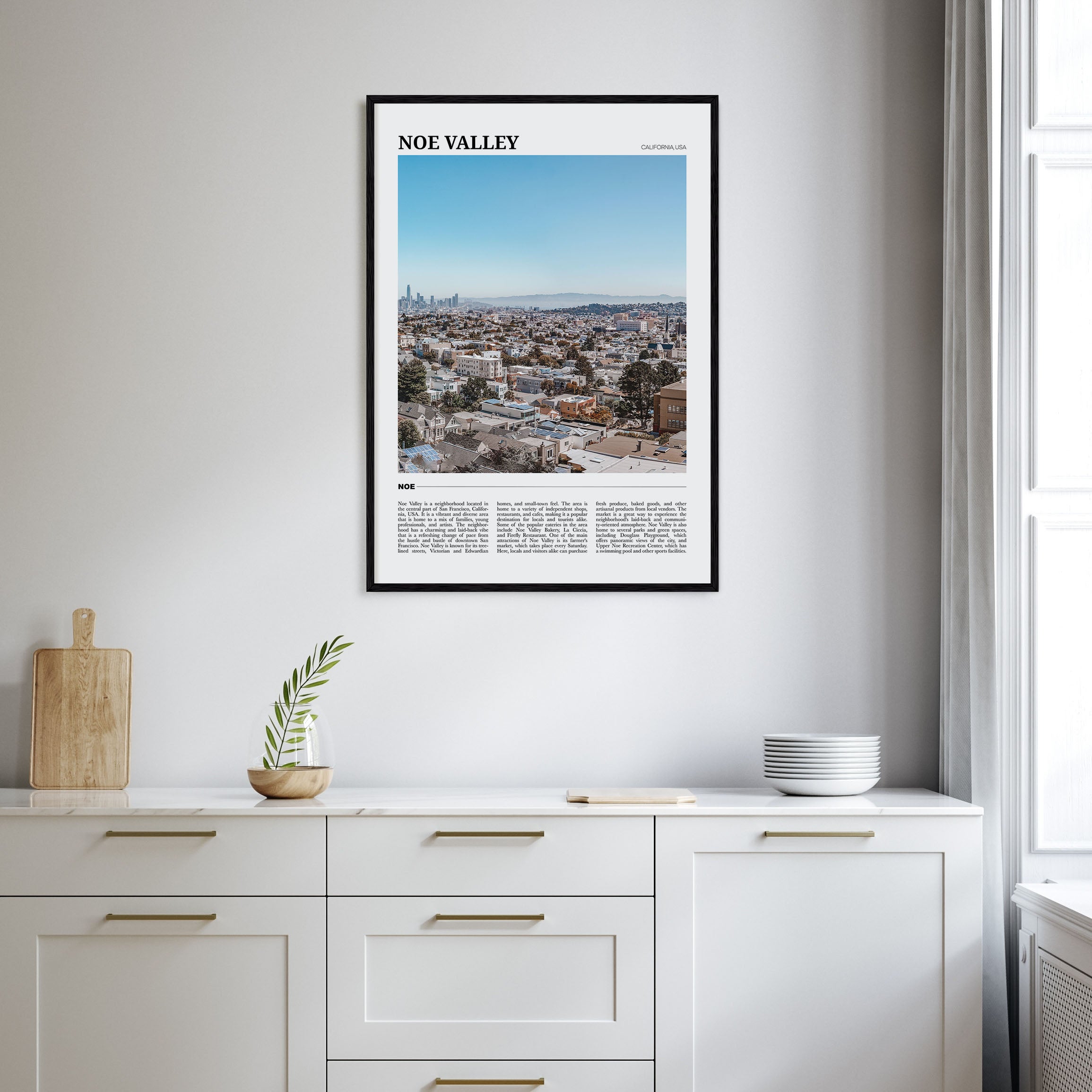 Noe Valley Travel Color Poster