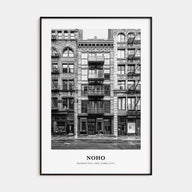 NoHo Portrait B&W Poster