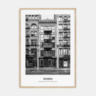 NoHo Portrait B&W Poster