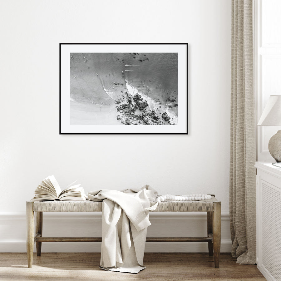 Noosa Heads Landscape B&W Poster