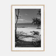 Noosa Heads Photo B&W Poster