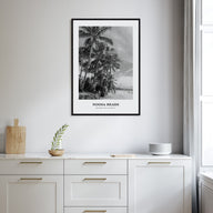 Noosa Heads Portrait B&W No 1 Poster