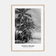 Noosa Heads Portrait B&W No 1 Poster