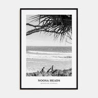 Noosa Heads Portrait B&W No 2 Poster