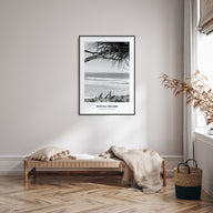 Noosa Heads Portrait B&W No 2 Poster