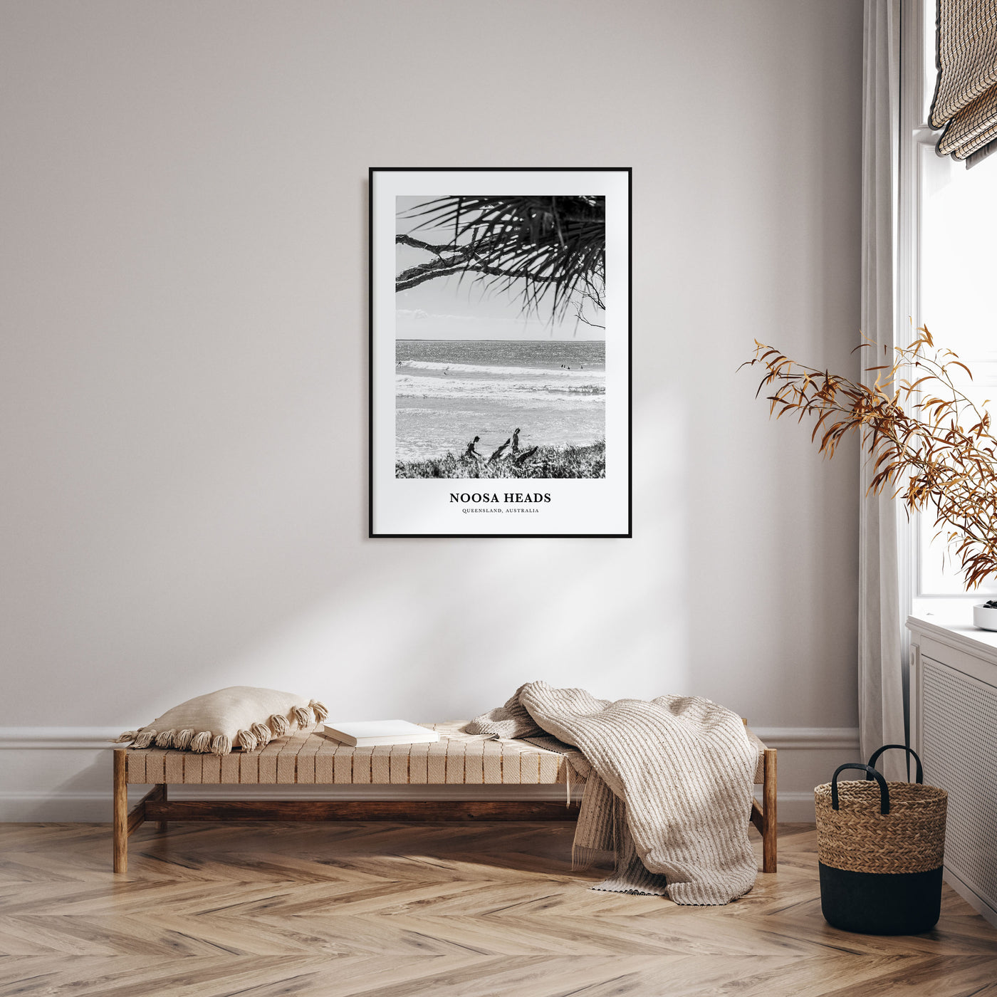 Noosa Heads Portrait B&W No 2 Poster
