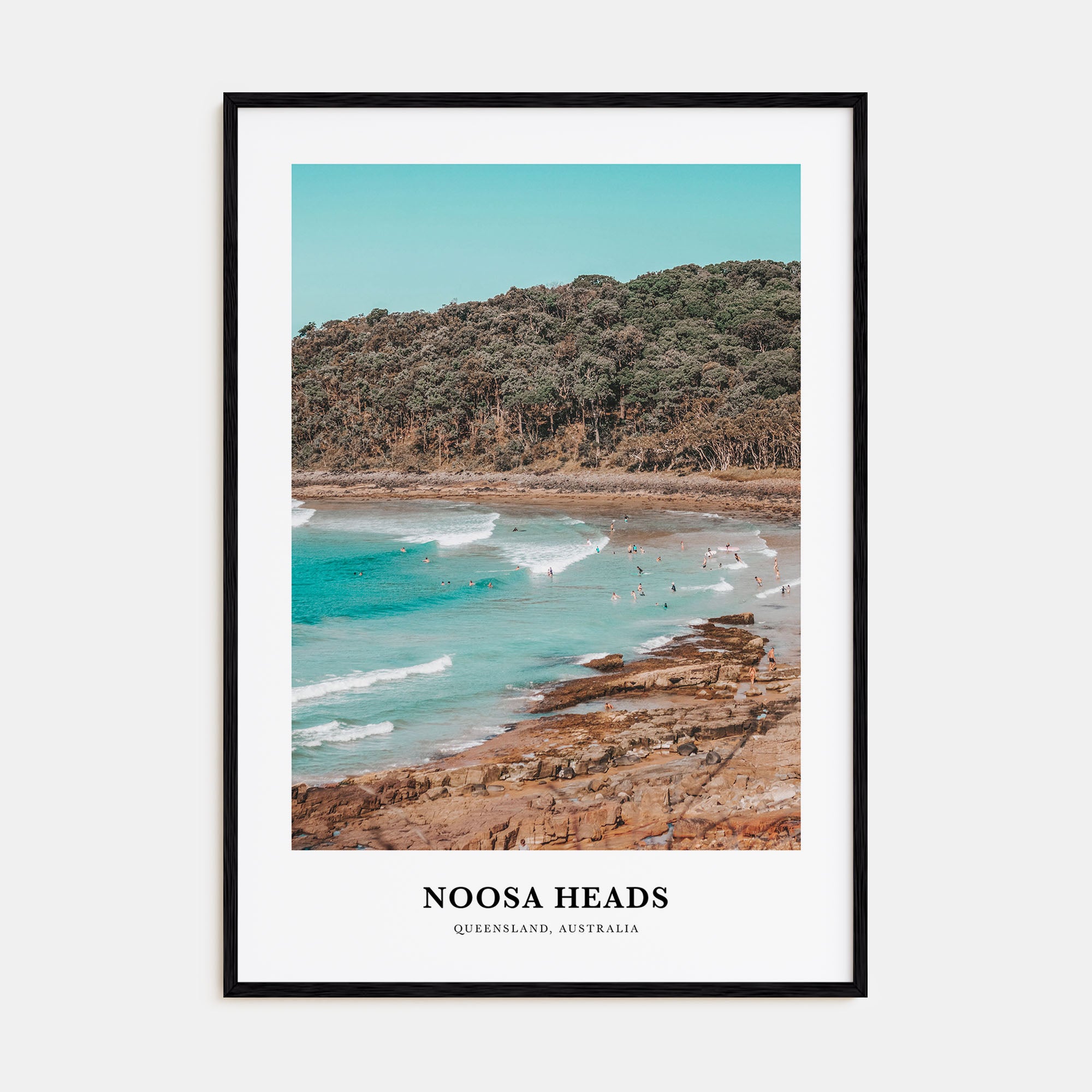 Noosa Heads Portrait Color Poster