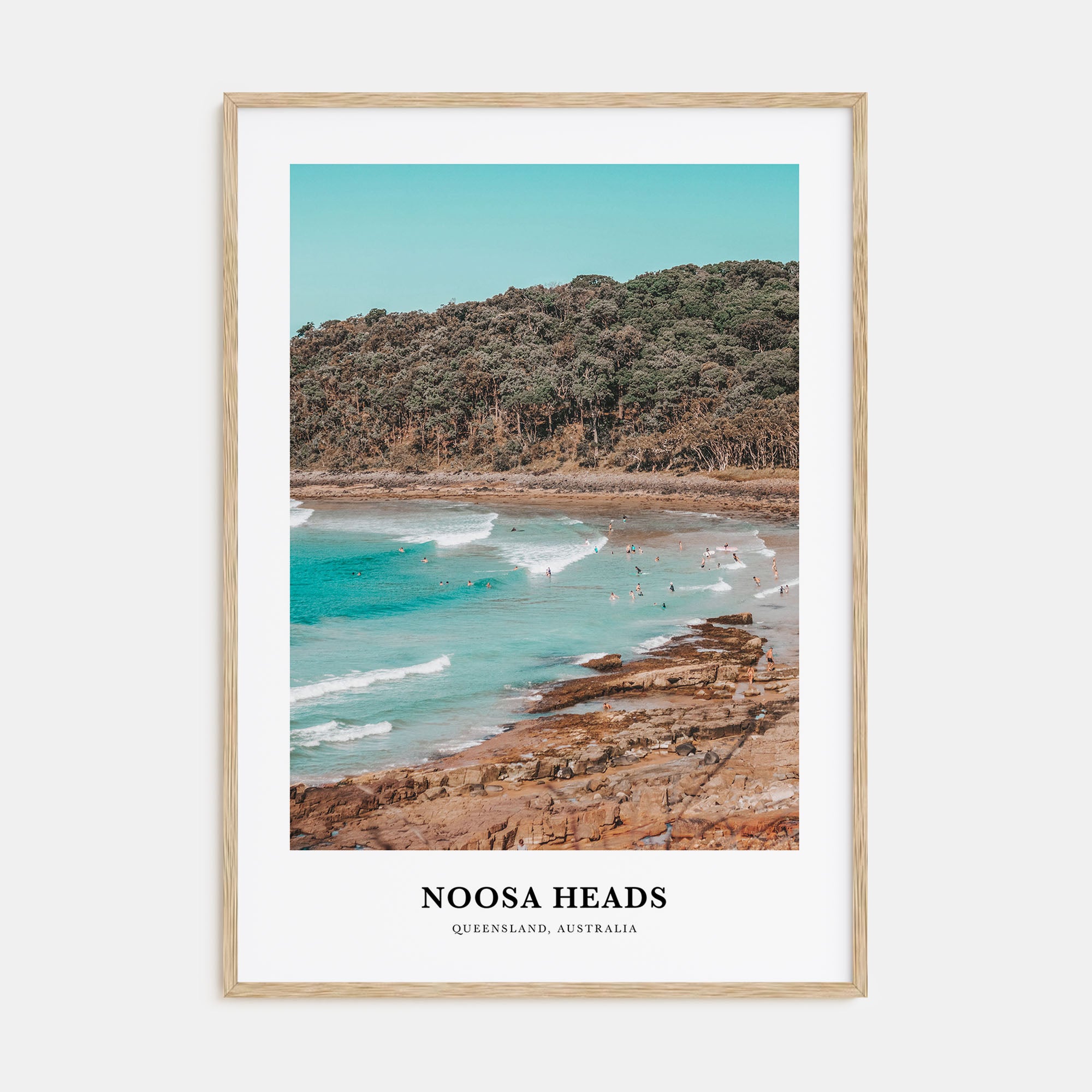Noosa Heads Portrait Color Poster