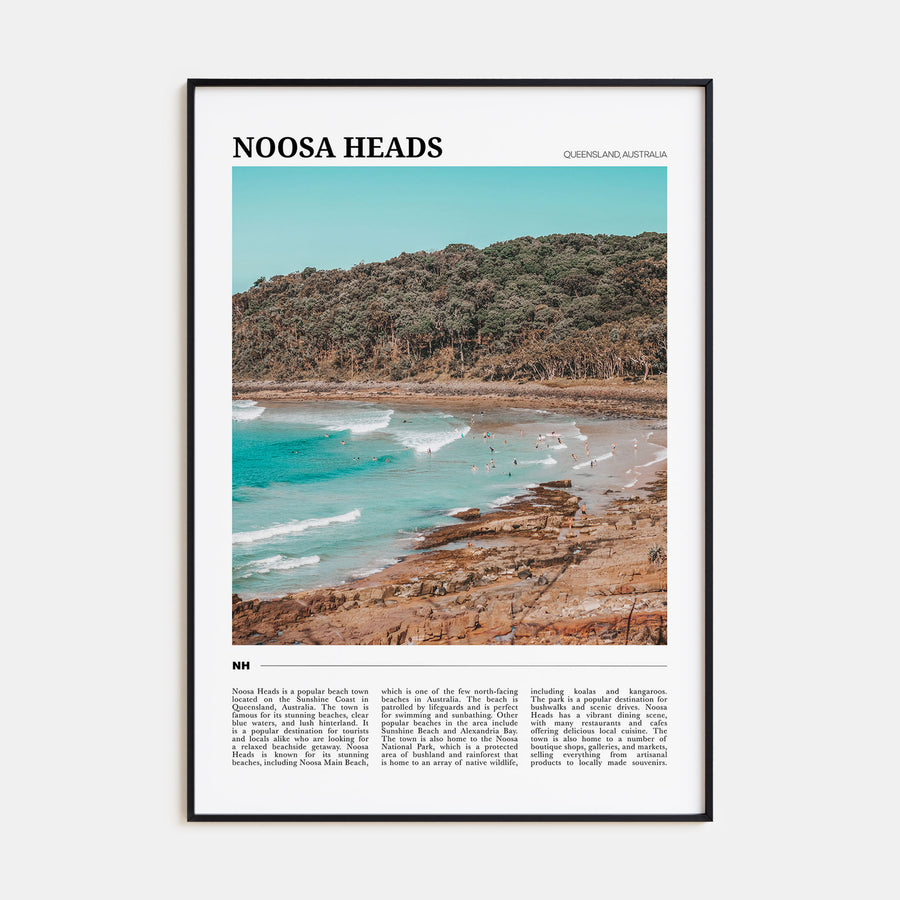 Noosa Heads Travel Color Poster