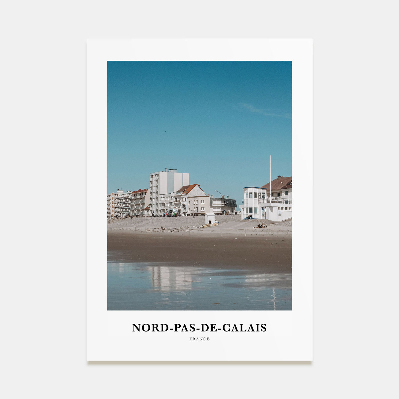 Nord-Pas-de-Calais Portrait Color Poster
