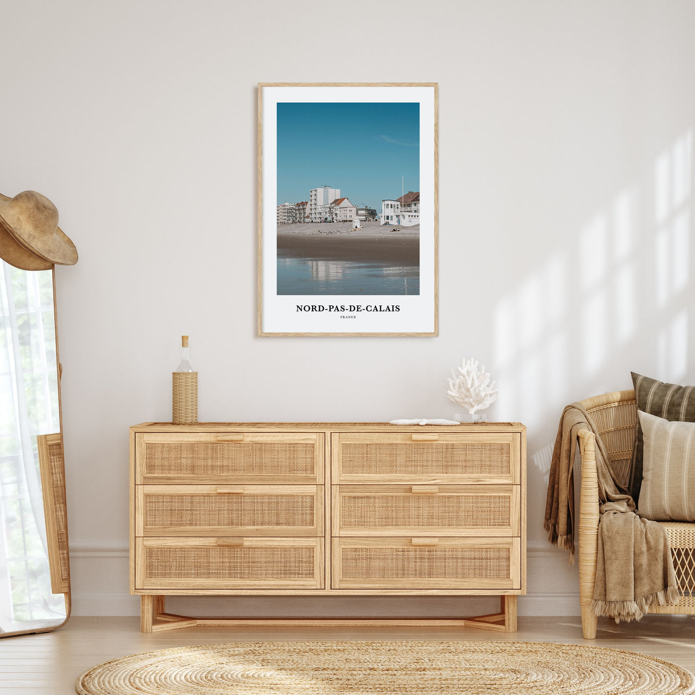 Nord-Pas-de-Calais Portrait Color Poster