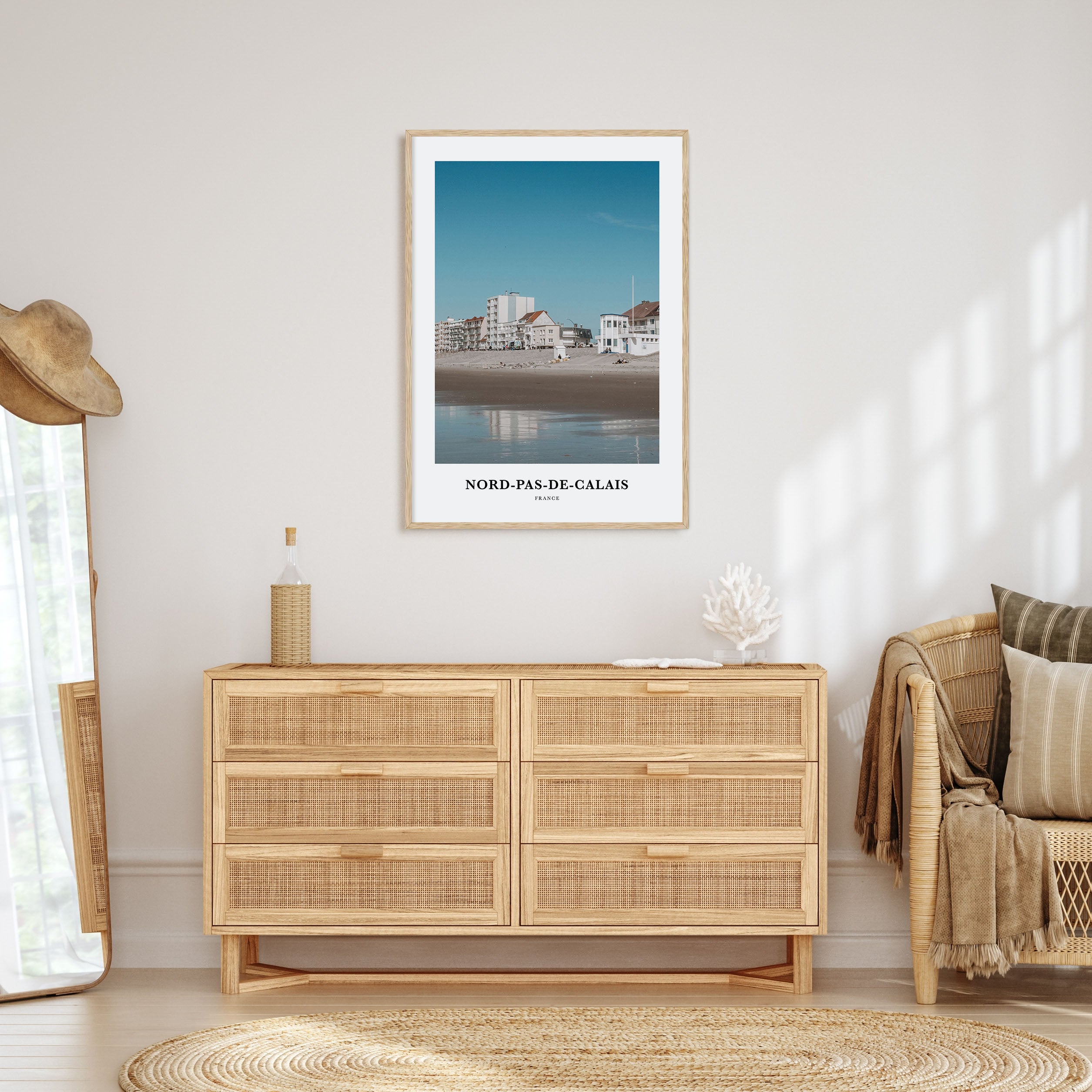 Nord-Pas-de-Calais Portrait Color Poster