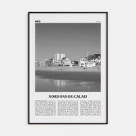 Nord-Pas-de-Calais Travel B&W Poster