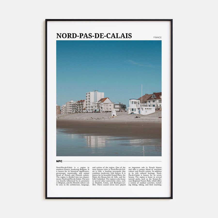 Nord-Pas-de-Calais Travel Color Poster