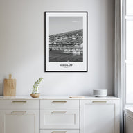 Nordkapp Portrait B&W Poster