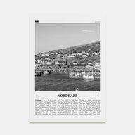 Nordkapp Travel B&W Poster