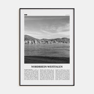 Nordrhein-Westfalen Travel B&W Poster