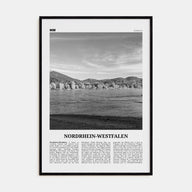 Nordrhein-Westfalen Travel B&W Poster