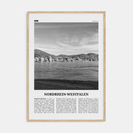 Nordrhein-Westfalen Travel B&W Poster