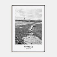 Norfolk, England Portrait B&W Poster