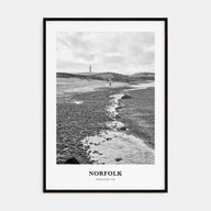 Norfolk, England Portrait B&W Poster