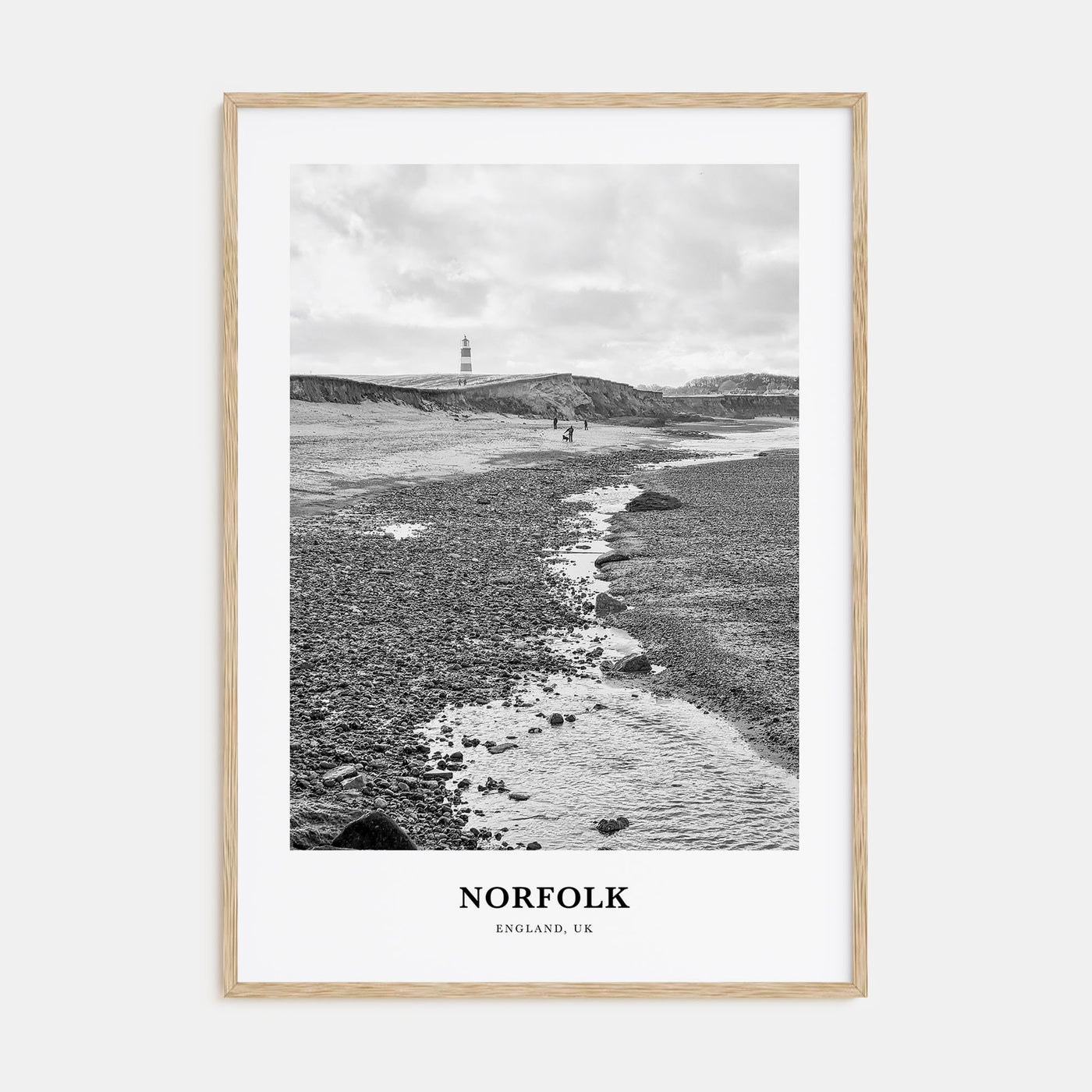 Norfolk, England Portrait B&W Poster